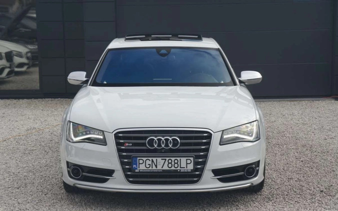 Audi S8 cena 149900 przebieg: 131000, rok produkcji 2012 z Hajnówka małe 596